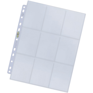 Ultra PRO : feuilles de classeur Platinum 9