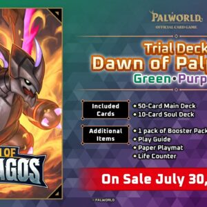 Palworld OCG Trial Deck Green-Purple Dawn of Palpagos — version anglaise
