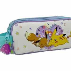 Pokemon - collection flower - trousse triple rectangulaire