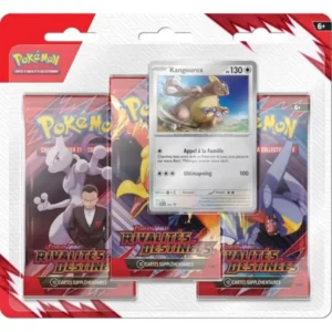 Carton de 12 tripacks Pokémon EV10 Rivalités Destinées