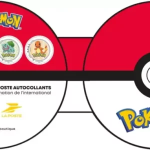 4 timbres Pokémon Lettre internationale - 2024 Edition Collector