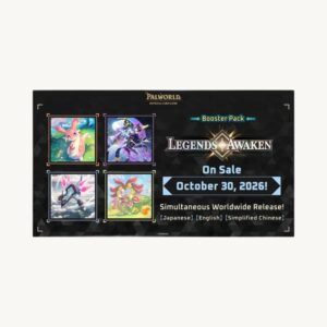 RESTOCK – Palworld OCG – Boîte de 12 boosters Legends Awaken – Wave 2