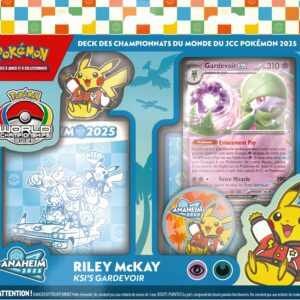 Deck Pokémon Championnats du Monde 2025 Riley McKay – Bleu – Français
