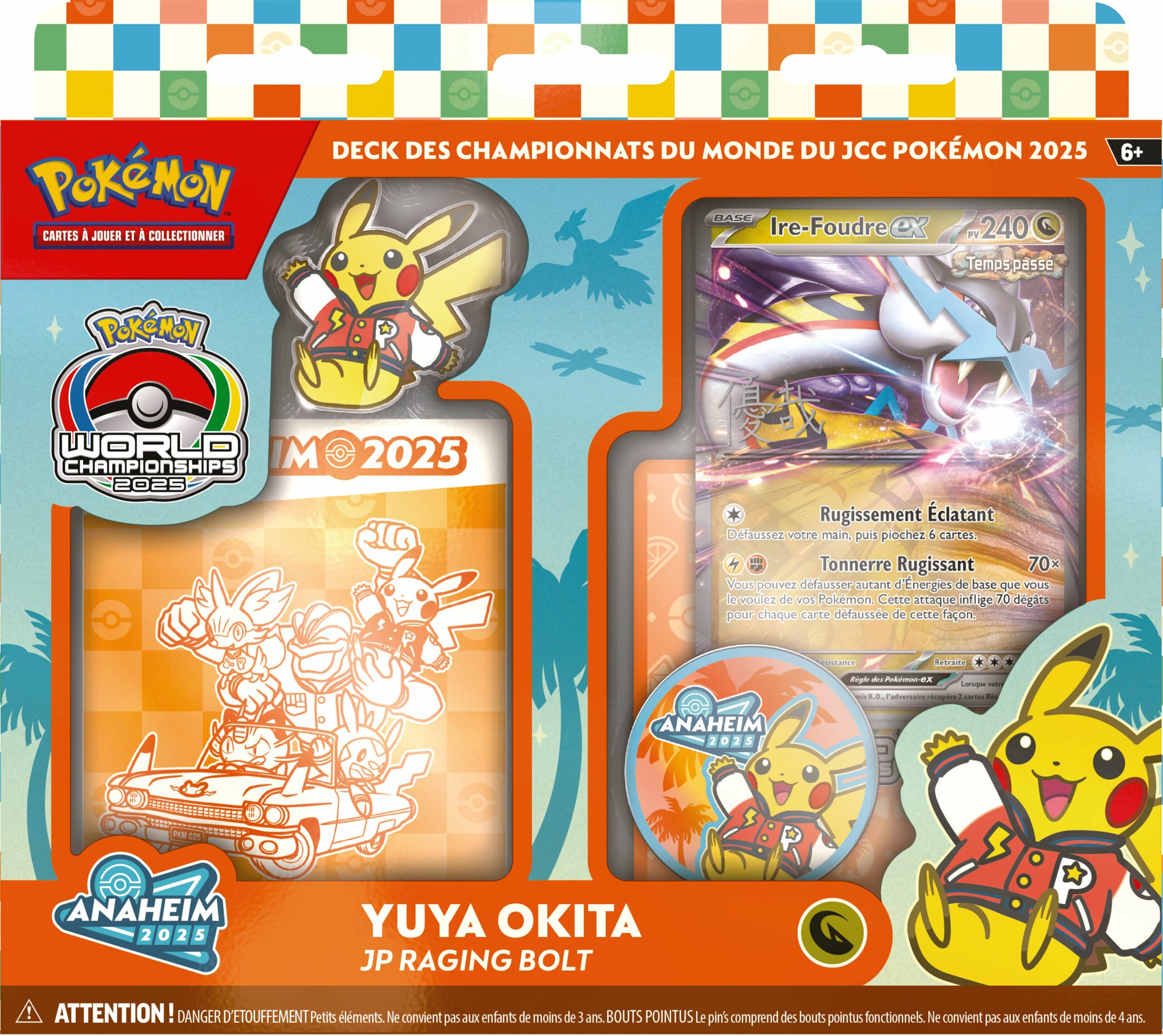 Deck Pokémon Championnats du Monde 2025 Yuya Okita – Orange – Français