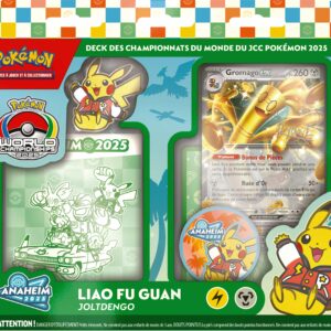 Deck Pokémon Championnats du Monde 2025 Liao Fu Guan – Vert – Français