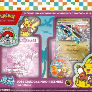 Deck Pokémon Championnats du Monde 2025 José Cruz Galindo-Resendiz – Violet – Français