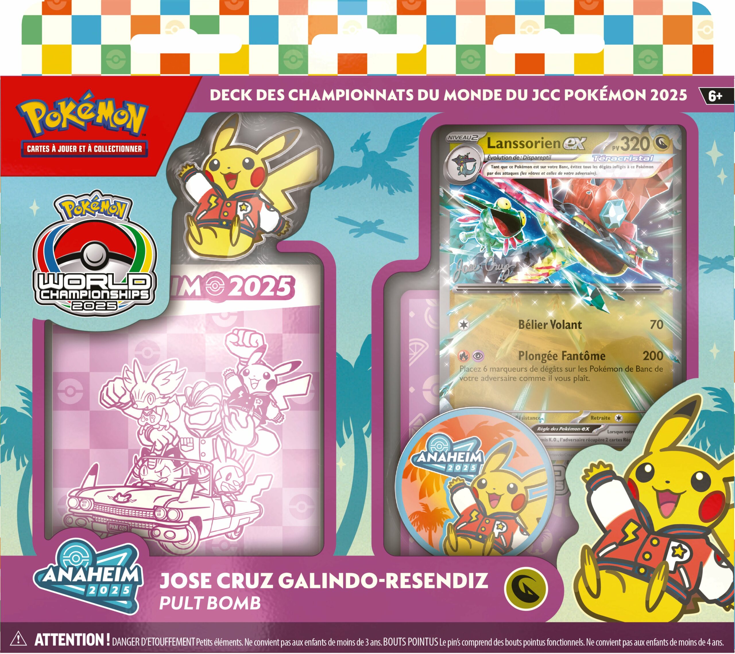 Deck Pokémon Championnats du Monde 2025 José Cruz Galindo-Resendiz – Violet – Français