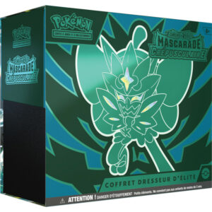 Coffret Dresseur d’Élite Pokémon EV06 Mascarade Crépusculaire en français – Ogerpon